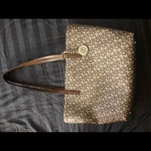 DKNY monogram tote bag